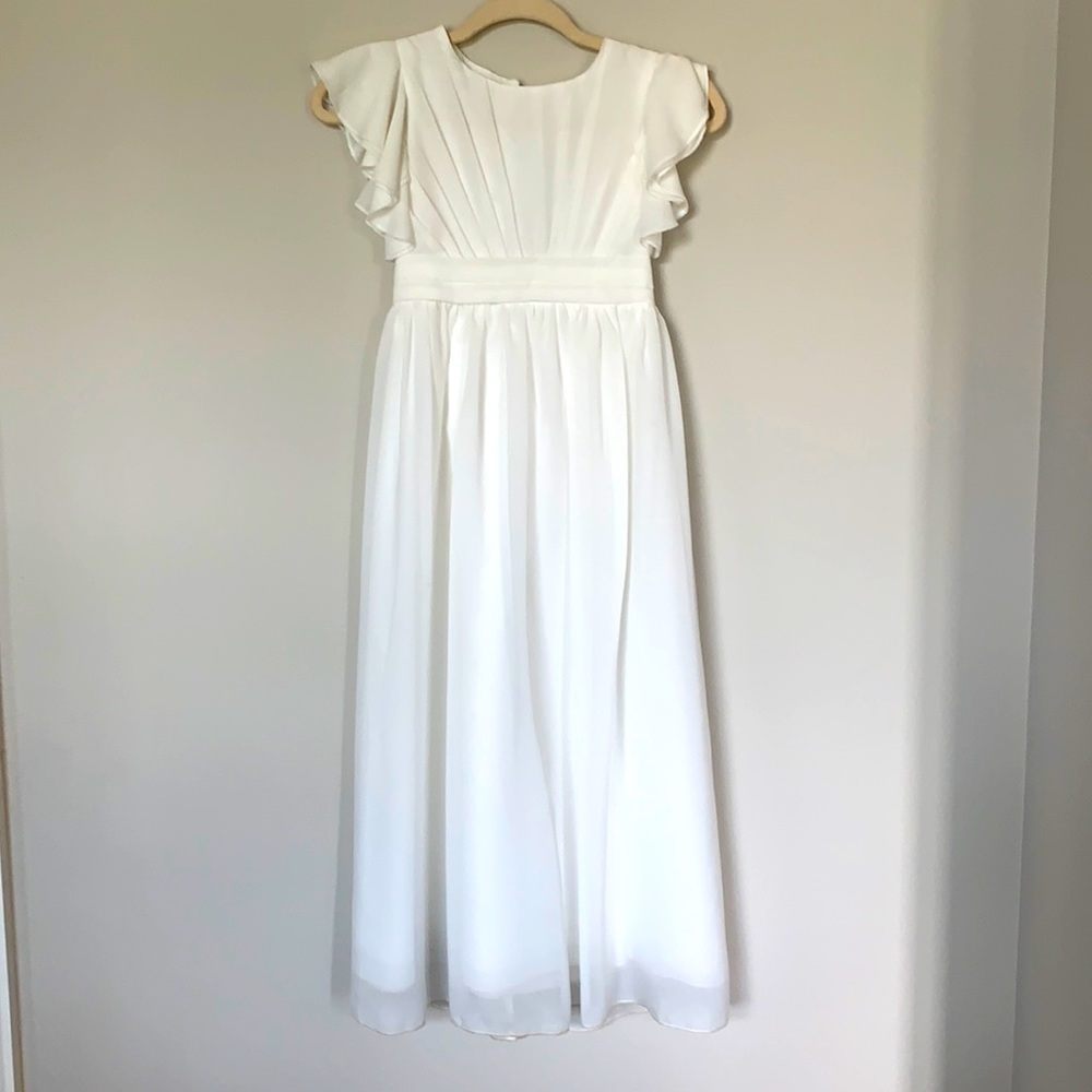 White Flower Girl Dress